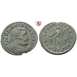 Römische Kaiserzeit, Diocletianus, Follis 303-305, ss+