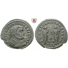 Römische Kaiserzeit, Diocletianus, Follis 308-310, ss-vz