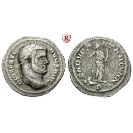 Römische Kaiserzeit, Diocletianus, Argenteus 296-298, ss