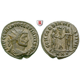 Römische Kaiserzeit, Diocletianus, Antoninian 284-293, f.vz