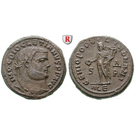 Römische Kaiserzeit, Diocletianus, Follis 302-303, vz
