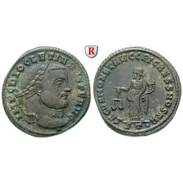 Römische Kaiserzeit, Diocletianus, Follis 300-303, ss-vz