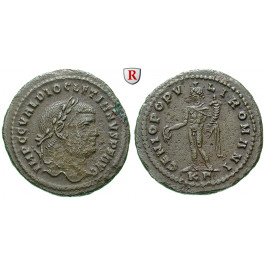 Römische Kaiserzeit, Diocletianus, Follis 295-296, ss+/ss-vz