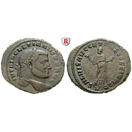Römische Kaiserzeit, Diocletianus, Follis 299-303, f.vz