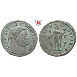 Römische Kaiserzeit, Galerius, Follis 310, ss-vz