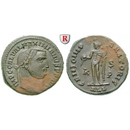 Römische Kaiserzeit, Galerius, Follis 308-310, ss-vz