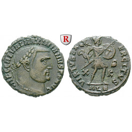 Römische Kaiserzeit, Galerius, Follis 308, ss-vz