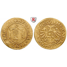 Augsburg, Reichsstadt, Goldgulden o. J. (1519-1556), ss