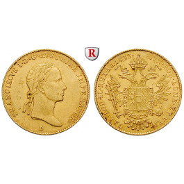 Österreich, Kaiserreich, Franz II. (I.), Dukat 1833, ss/ss-vz
