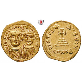 Byzanz, Heraclius und Heraclius Constantinus, Solidus 625-629, vz+/vz
