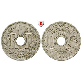 Frankreich, III. Republik, 10 Centimes 1928, ss-vz