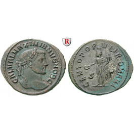 Römische Kaiserzeit, Galerius, Follis 294, vz/ss-vz