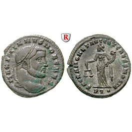Römische Kaiserzeit, Galerius, Follis 300-303, ss-vz/vz