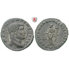 Römische Kaiserzeit, Galerius, Follis 303-305, ss-vz