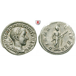 Römische Kaiserzeit, Gordianus III., Denar 241, vz
