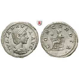 Römische Kaiserzeit, Julia Paula, Frau des Elagabal, Denar 219-220, vz+