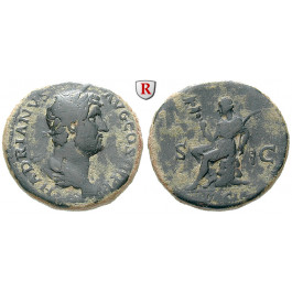 Römische Kaiserzeit, Hadrianus, As 134-138, ss