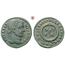 Römische Kaiserzeit, Licinius I., Follis 321, ss+