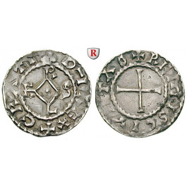 Karolinger, Karl der Kahle, Denar 840-877, ss-vz