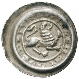 Braunschweig, Herzogl.-Welfische Mzst., Wilhelm von Lüneburg, Brakteat, ss+