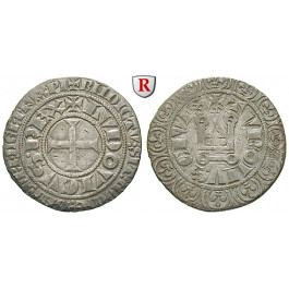 Frankreich, Louis IX., Gros Tournois o.J. (ca. 1266-1270), ss+