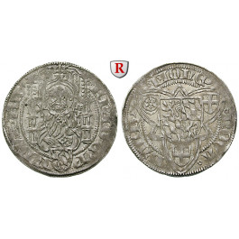 Pfalz, Kurpfalz, Friedrich I., Weißpfennig 1451-54, ss+
