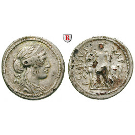 Römische Republik, P. Licinius Crassus, Denar 55 v.Chr., ss