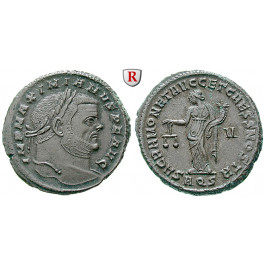 Römische Kaiserzeit, Maximianus Herculius, Follis 301, vz