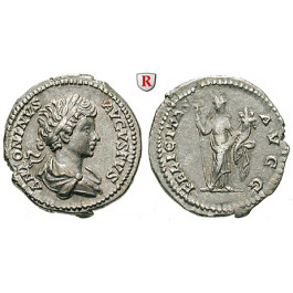Römische Kaiserzeit, Caracalla, Denar 199-200, vz/ss+