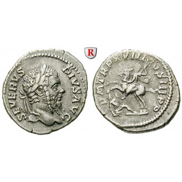 Römische Kaiserzeit, Septimius Severus, Denar 210, ss-vz/ss+