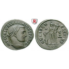 Römische Kaiserzeit, Maximinus II., Follis, f.vz