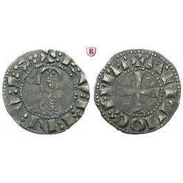 Kreuzfahrerstaaten, Antiochia - Fürstentum, Raimund II. Ruben, Denar, ss