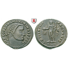 Römische Kaiserzeit, Maximinus II., Follis 308-310, vz