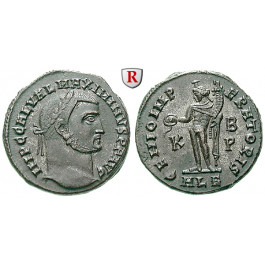 Römische Kaiserzeit, Maximinus II., Follis 308-310, vz+