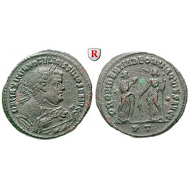 Römische Kaiserzeit, Maximianus Herculius, Follis 305, ss+