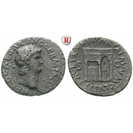 Römische Kaiserzeit, Nero, As 65, ss