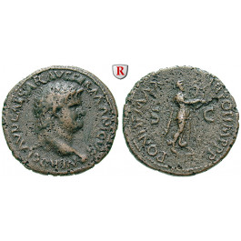 Römische Kaiserzeit, Nero, As 65, ss