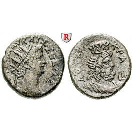 Römische Provinzialprägungen, Ägypten, Alexandria, Nero, Tetradrachme Jahr 11 = 64/65, ss-vz
