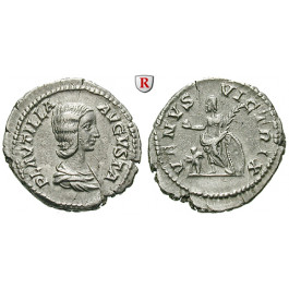 Römische Kaiserzeit, Plautilla, Frau des Caracalla, Denar 205, ss-vz