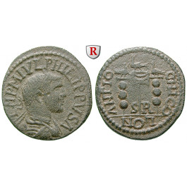 Römische Provinzialprägungen, Pisidien, Antiochia, Philippus I., Bronze, vz