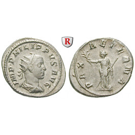 Römische Kaiserzeit, Philippus II., Antoninian, vz