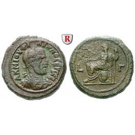 Römische Provinzialprägungen, Ägypten, Alexandria, Philippus I., Tetradrachme Jahr 3 = 245/246, ss+