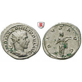 Römische Kaiserzeit, Philippus I., Antoninian, vz/st