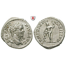 Römische Kaiserzeit, Septimius Severus, Denar 209, vz