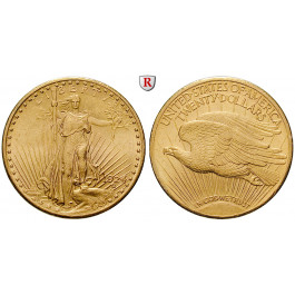 USA, 20 Dollars 1924, 30,09 g fein, ss-vz