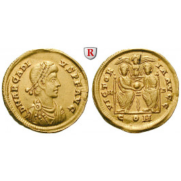 Römische Kaiserzeit, Arcadius, Solidus 383-387, ss-vz