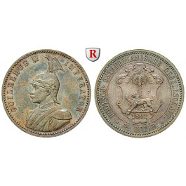 Nebengebiete, Deutsch-Ostafrika, 1/2 Rupie 1891, vz/st, J. 712