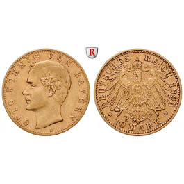 Deutsches Kaiserreich, Bayern, Otto, 10 Mark 1893, D, ss, J. 199