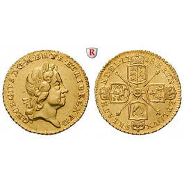 Grossbritannien, George I., Quarter-Guinea 1718, ss-vz/vz