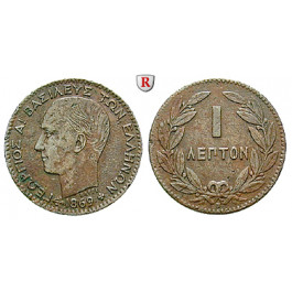 Griechenland, Georg I., Lepton 1869, ss